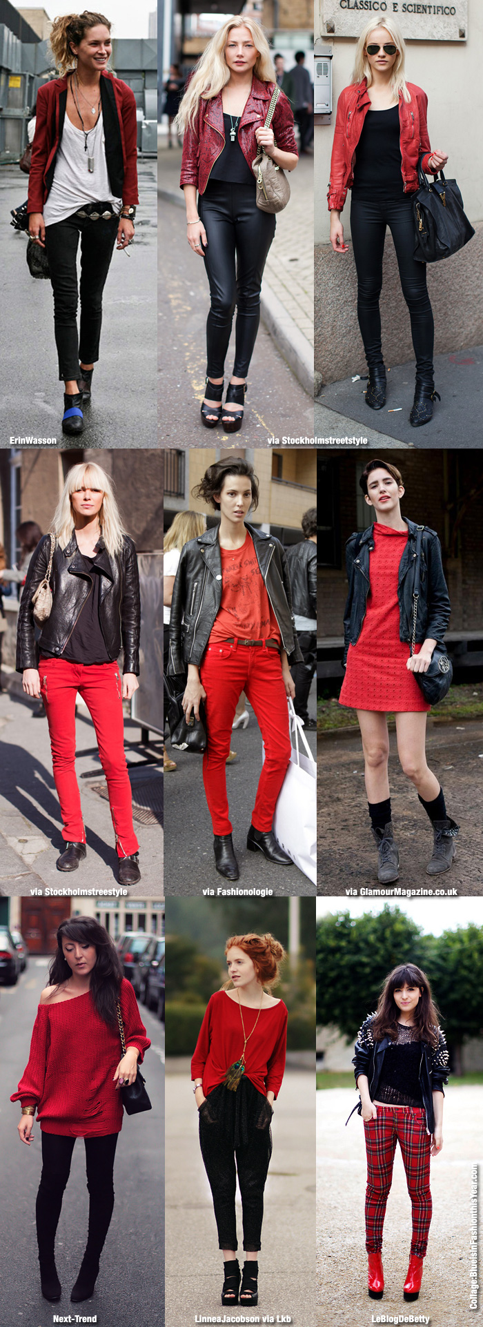 How To Rock in Black ☀ Red! - Blue is ...