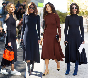 Céline Knitted Dress - Blue is in Fashion this Year
