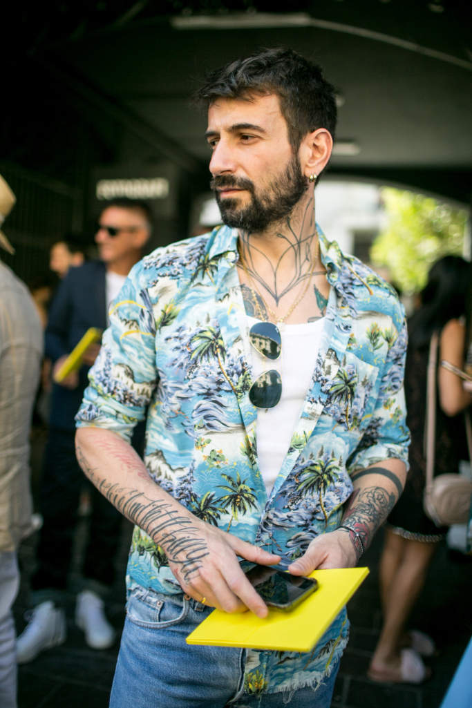 Street Style at Milan Fashion Week Men's Spring 2018
