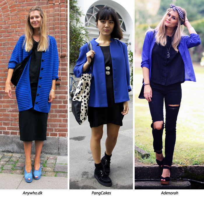 Black & Blue - Blue is in Fashion this Year