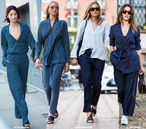 The Pajamas Trend - Blue is in Fashion this Year