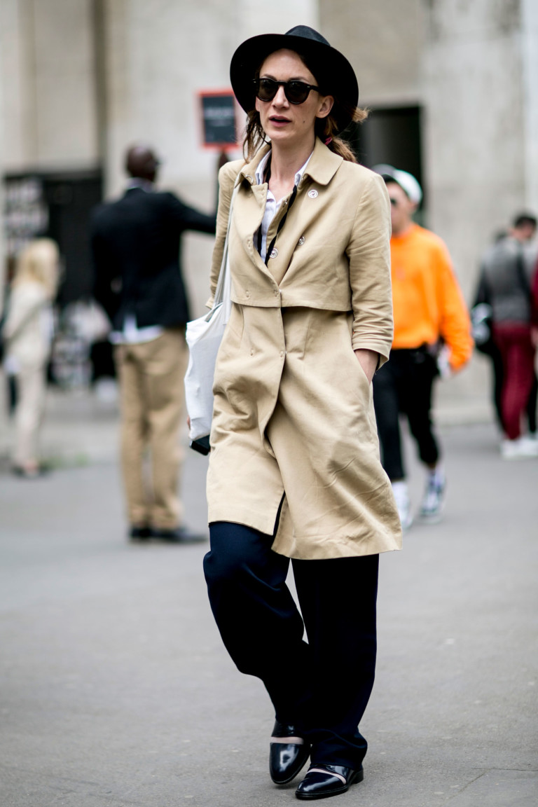 Trench Galore - Blue is in Fashion this Year