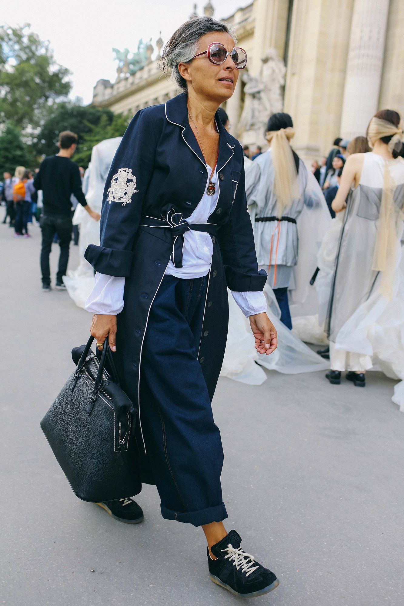 Fashion Weeks Street Style Wearables - Blue is in Fashion this Year