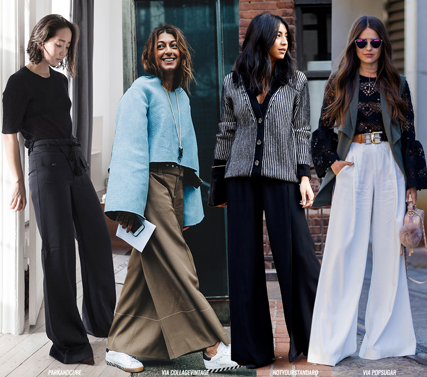 Trousers, three ways - Blue is in Fashion this Year