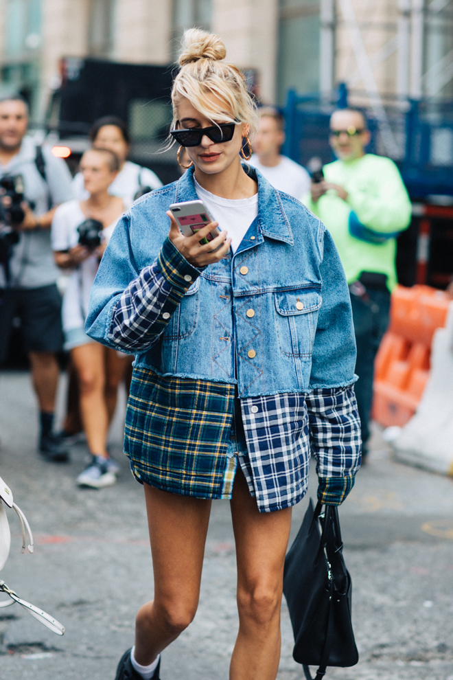 How to Wear a Denim Jacket - Blue is in Fashion this Year