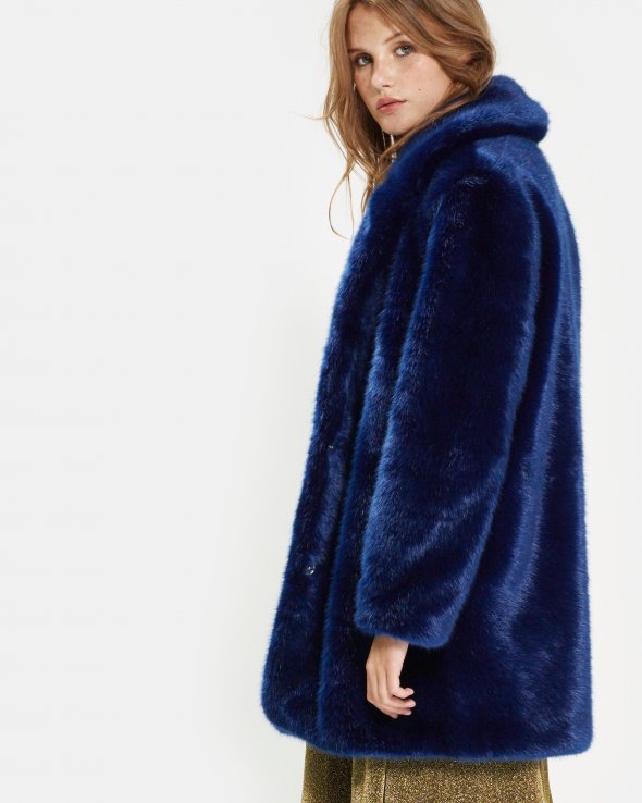 Fantastic Fake Furs and Where To Find Them - Blue is in Fashion this Year